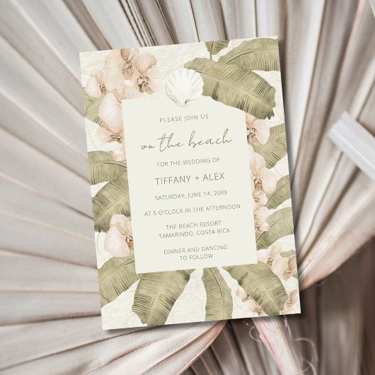 Beachy Boho Wedding Kaart