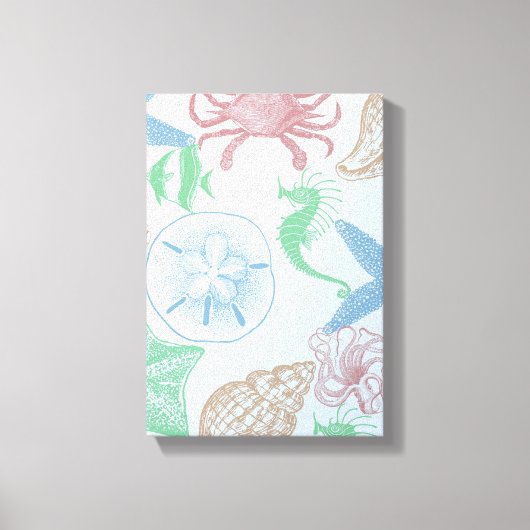 Beachy Canvas Afdruk (Voorkant)