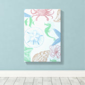 Beachy Canvas Afdruk (Insitu (Houten vloer))