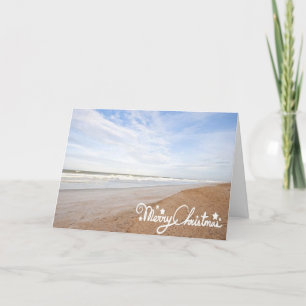 BEACHY CHRISTMAS GREETINGS VAN ONZE BAND FEESTDAGEN KAART