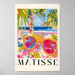 Beachy Decor, Zonnebril Poster, Summer Vibes Art Poster