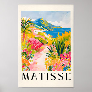 Beachy Dopamine Decor, Mediterrane Stad Art Prin Poster