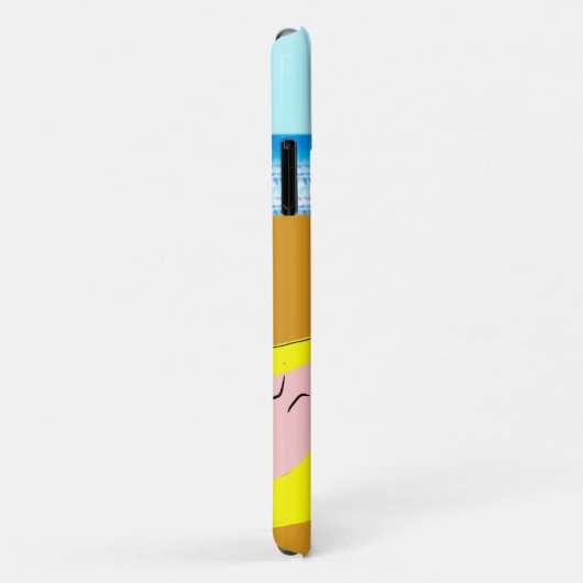 Beachy Keen - Geel Case-Mate iPhone Case (Achterkant/rechts)