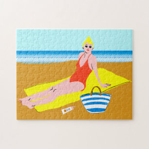Beachy Keen - Geel Legpuzzel