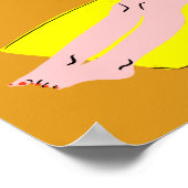 Beachy Keen - Geel Poster (Hoek)