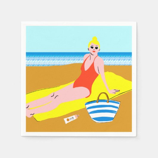 Beachy Keen - Geel Servet (Voorkant)