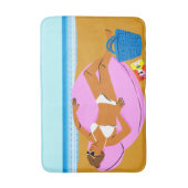 Beachy Keen - Roze Badmat (Voorkant Verticaal)