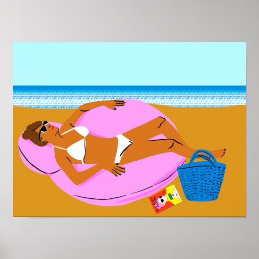 Beachy Keen - Roze Poster (Voorkant)