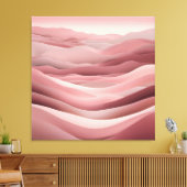 Beachy Pink AI art  Canvas Afdruk (Insitu (Woonkamer))