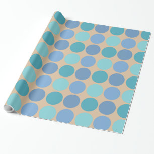 Beachy Polka Dots Cadeaupapier