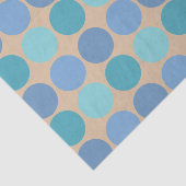 Beachy Polka Dots Tissuepapier (Detail)