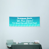 Beachy Theme Re-Open America Banner (Beurs)
