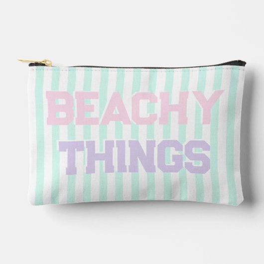 Beachy Things - Schattigee pastel & Blauwgroen str Etui (Voorkant)