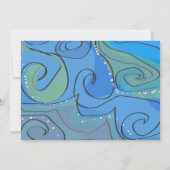 BEACHY WAVE Bar Invitation Bat mitzvah (Dos)
