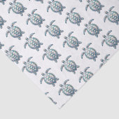 Beachy Zee Turtle Tissuepapier (Detail)