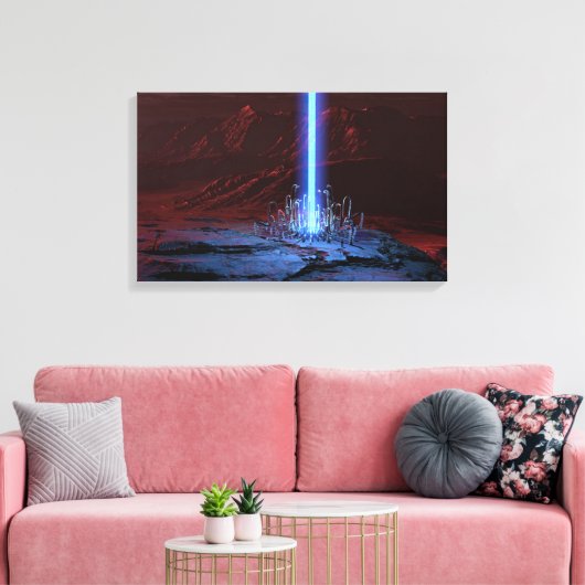 Beacon (2025) canvas afdruk (Insitu (Woonkamer))