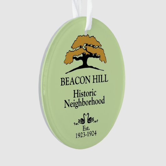 Beacon Hill Acryl Ornament (voorkant)