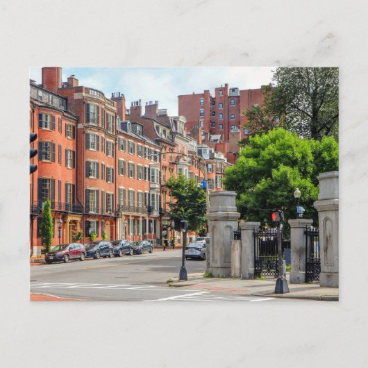 Beacon Hill Boston Massachusetts Briefkaart (Voorkant)