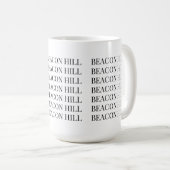 Beacon Hill Boston Mug | Classic Design (Devant droit)