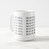 Beacon Hill Boston Mug | Classic Design (Devant gauche)
