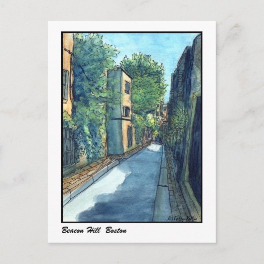 Beacon Hill Postcard Briefkaart (Voorkant)