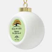 Beacon Hill Round Ball Ornament (Rechts)