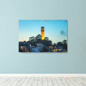 Beacon Over California Bay Lighthouse Art Print  (Insitu (Houten vloer))