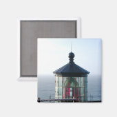 Beacon: Vuurtoren aan de kust van Oregon Magneet (Voorkant / Achterkant)