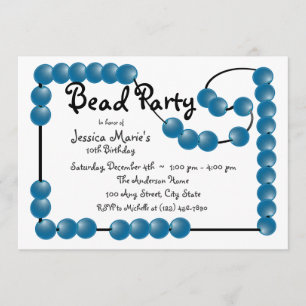 Bead Party Kaart