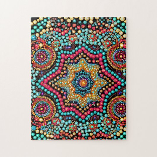 Bead Pattern 2 foto puzzels Internet puzzel puzzel (Verticaal)