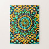 Bead Pattern 3 Easy Brain Art Puzzels Foto Puzzel (Verticaal)