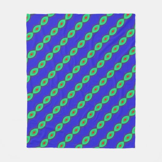 Bead Pattern Fleece Deken (Voorkant)