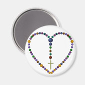 Bead Rosary #1 Magneet (Voorkant / Achterkant)