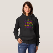 Beads and Bling It's a Mardi Gras Thing  Mardi Gra Hoodie (Voorkant volledig)