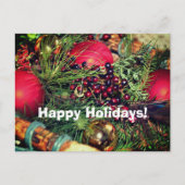 Beads Boules Evergreens Noël Carte postale (Devant)