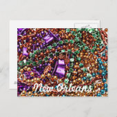 Beads, New Orleans Briefkaart (Voorkant / Achterkant)
