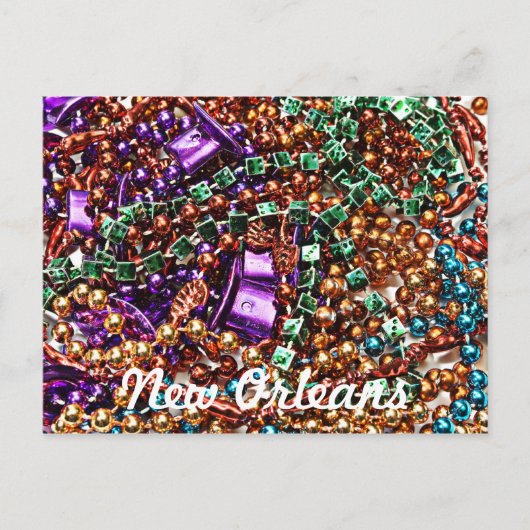 Beads, New Orleans Briefkaart (Voorkant)