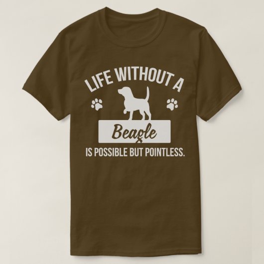 Beagle 1 t-shirt (Design voorkant)