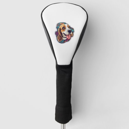 Beagle 4 golfheadcover (Voorkant)