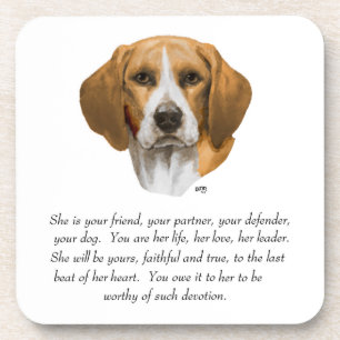 Beagle Aandenken Bier Onderzetter
