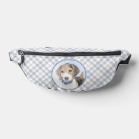 Beagle Anglais Peinture Tri Tricolor Cute Dog Art