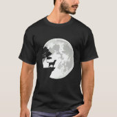Beagle Apparel en Moon Halloween Costume T-shirt (Voorkant)