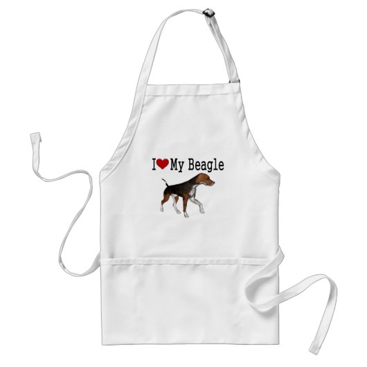 Beagle Apron Standaard Schort (Voorkant)