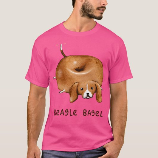 Beagle Bagel T-shirt (Voorkant)