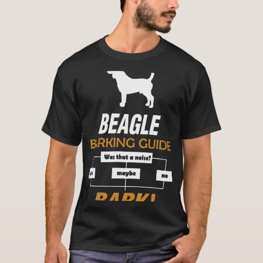 Beagle Barking Guide Pet T-shirt (Voorkant)