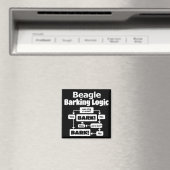 Beagle Barking Logic Magneet (Insitu (Vaatwasser))