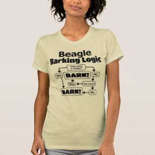 Beagle Barking Logic T-shirt