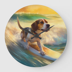 Beagle Beach Surfschilderkunst Grote Klok