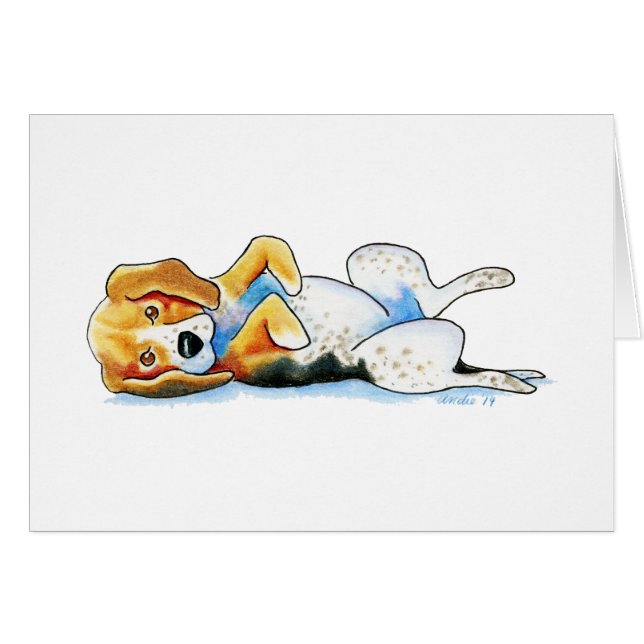 Beagle Belly Up (Devant horizontal)