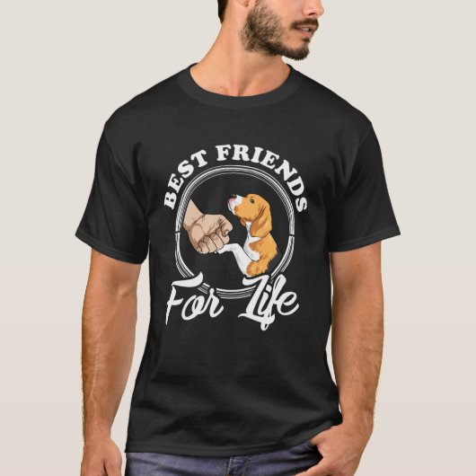 Beagle  Best Friends For Life  Beagle T-shirt (Voorkant)